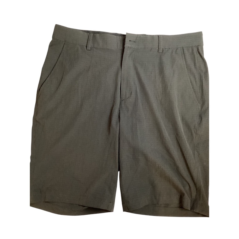 Greg‎ Norman Shark Mens Golf Shorts Gray Size 34 Performance Stretch RN128492